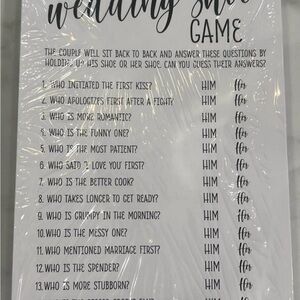 Wedding Shoe Game-24 pack